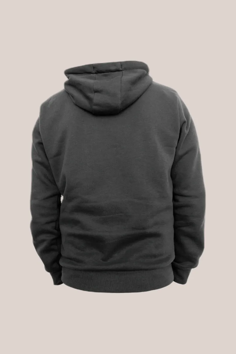 Charcoal Grey Hooded Top - Image 2